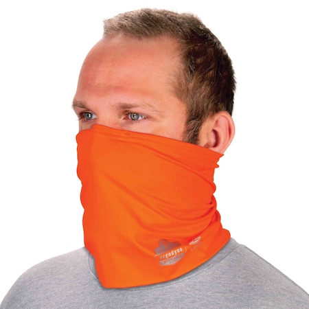 Ergodyne Neck Gaiter 6489, 2 Layer Cooling, Hi-Vis Orange, 2XL/3XL 42152